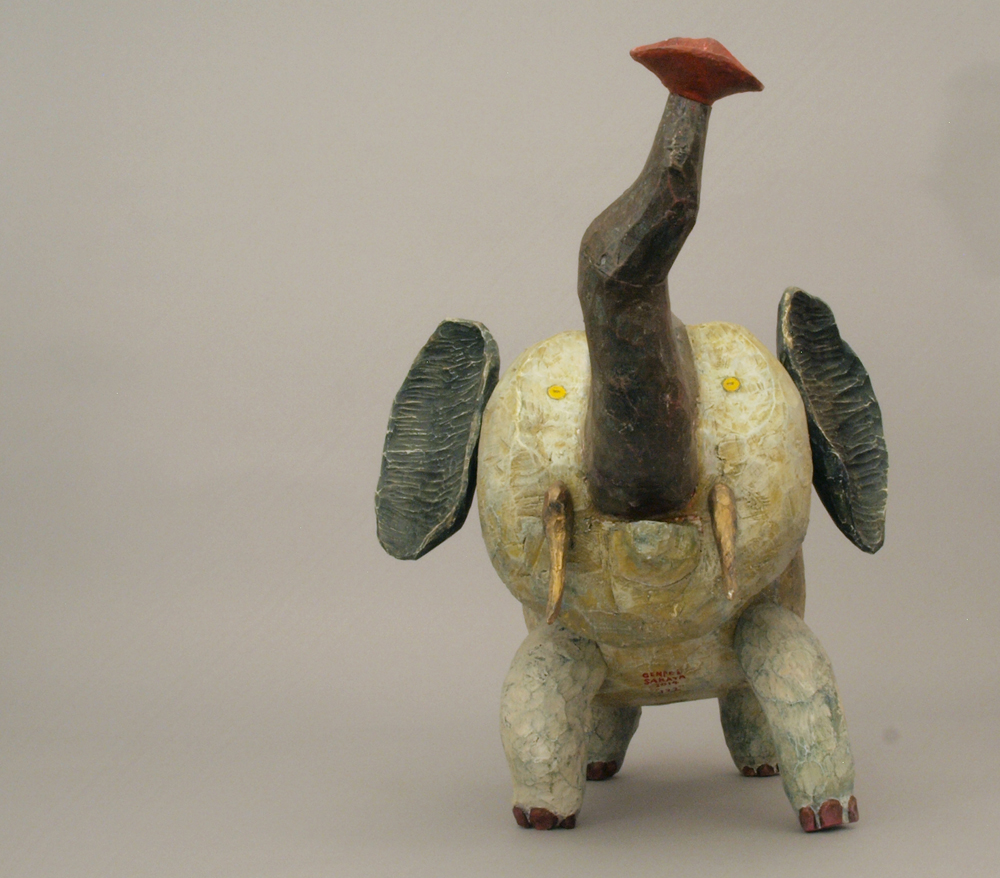 坂田 源平「エレファント」53×43×78cm