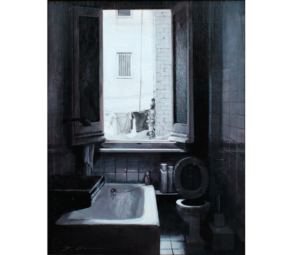 原崇浩　「Cuarto de bano」（浴室）　54.4×42.2cm　2001年作